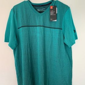 Men’s UA Vanish Seamless Short Sleeve V-Neck